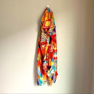 Cirque Du Soleil Volta Multicolored Silk Scarf